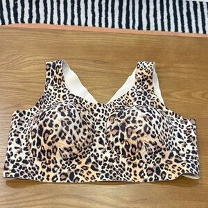 Leopard Print wireless Women's Bra